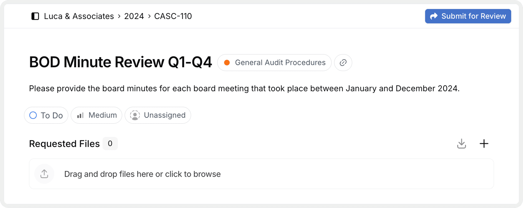 A single-document request as the client sees it